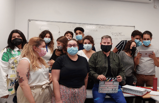 SÉMINAIRE D’ÉCRITURE À L’ESIS :&nbsp;MANUEL MERCIER DONNE COURS FAÇON HOLLYWOOD